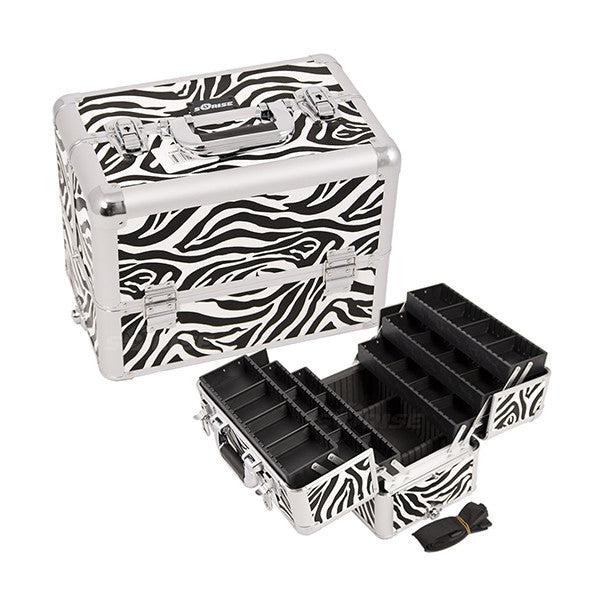 Just Case Pro Makeup Case (E3304) Makeup Cases Zebra White (E3304ZBWH)