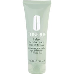 Clinique 7 day scrub cream rinse off formula --100ml/3.4oz