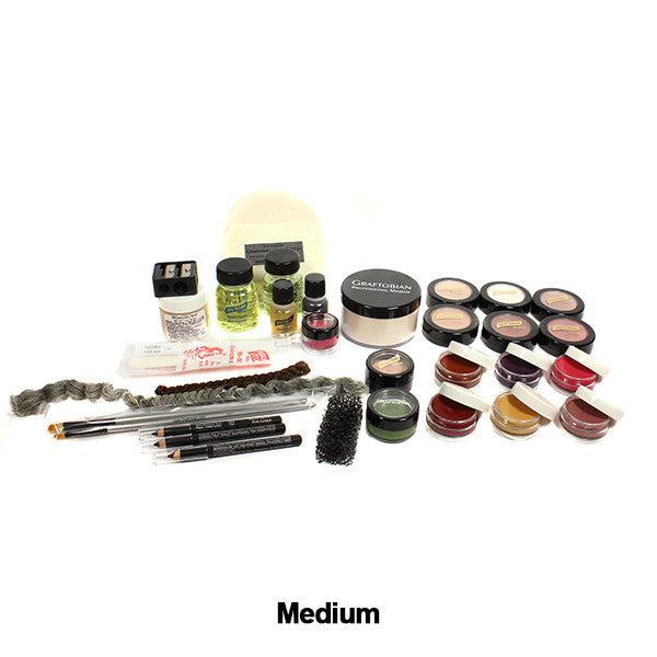 Graftobian Student Theatrical Kit Makeup Kits Medium/Olive Deluxe Kit (88813)
