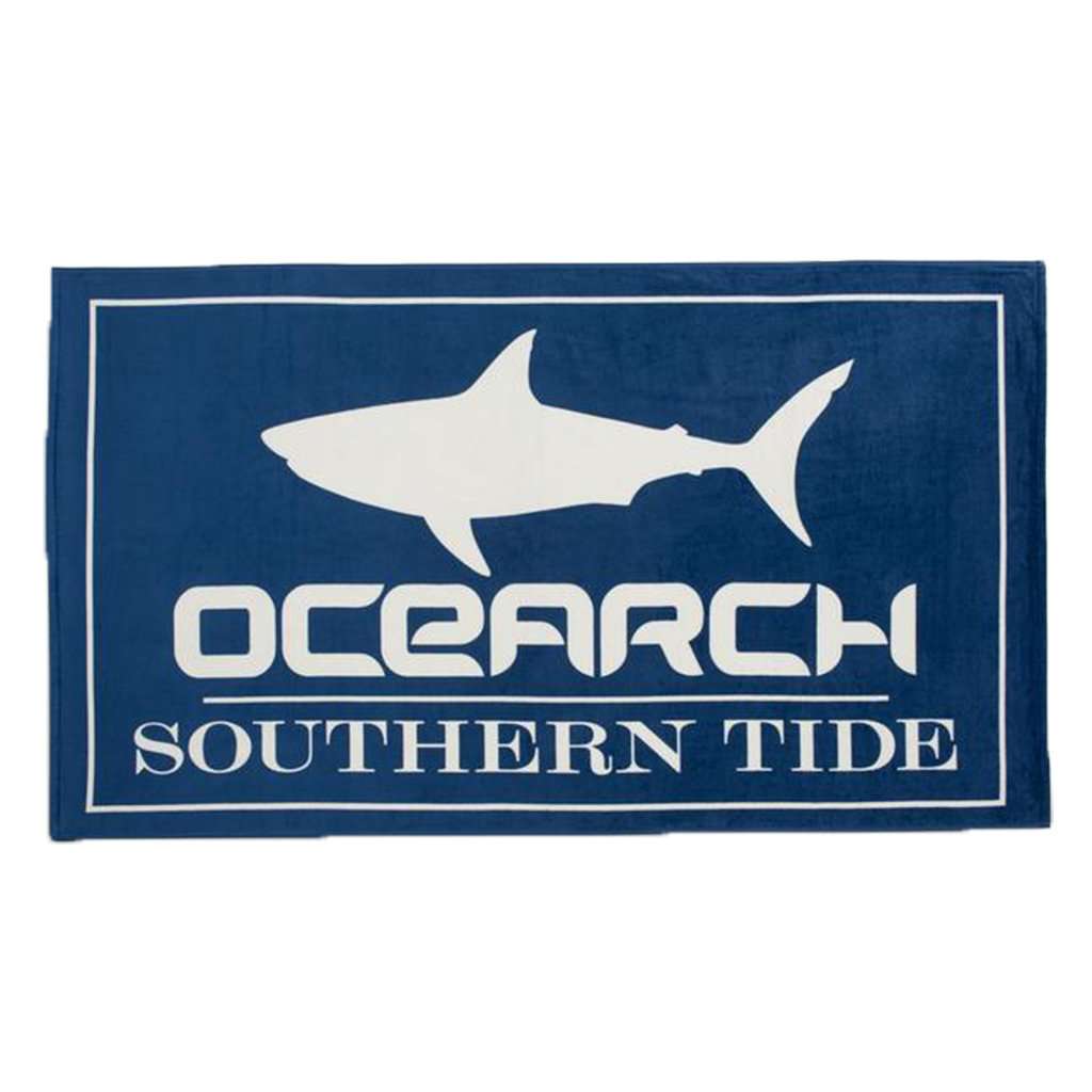 OCEARCH Beach Towel in Yacht Blue by Southern Tide
