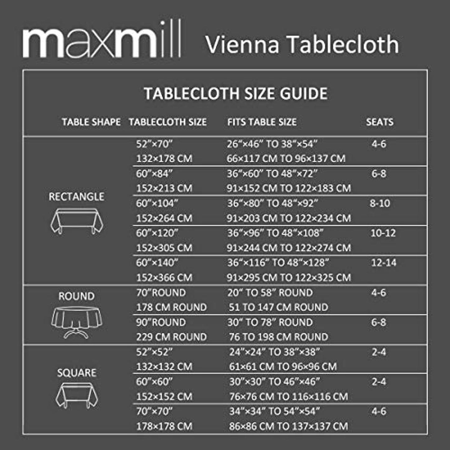 Jacquard Table Cloth Damask Pattern Rectangle 52 x 70 Inch Sage Green