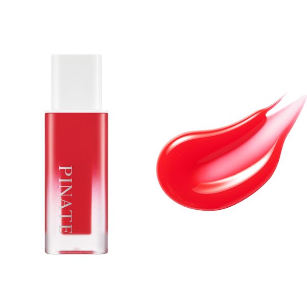 Pinate Natural Bloom Lip Oil Serum Red Camellia
