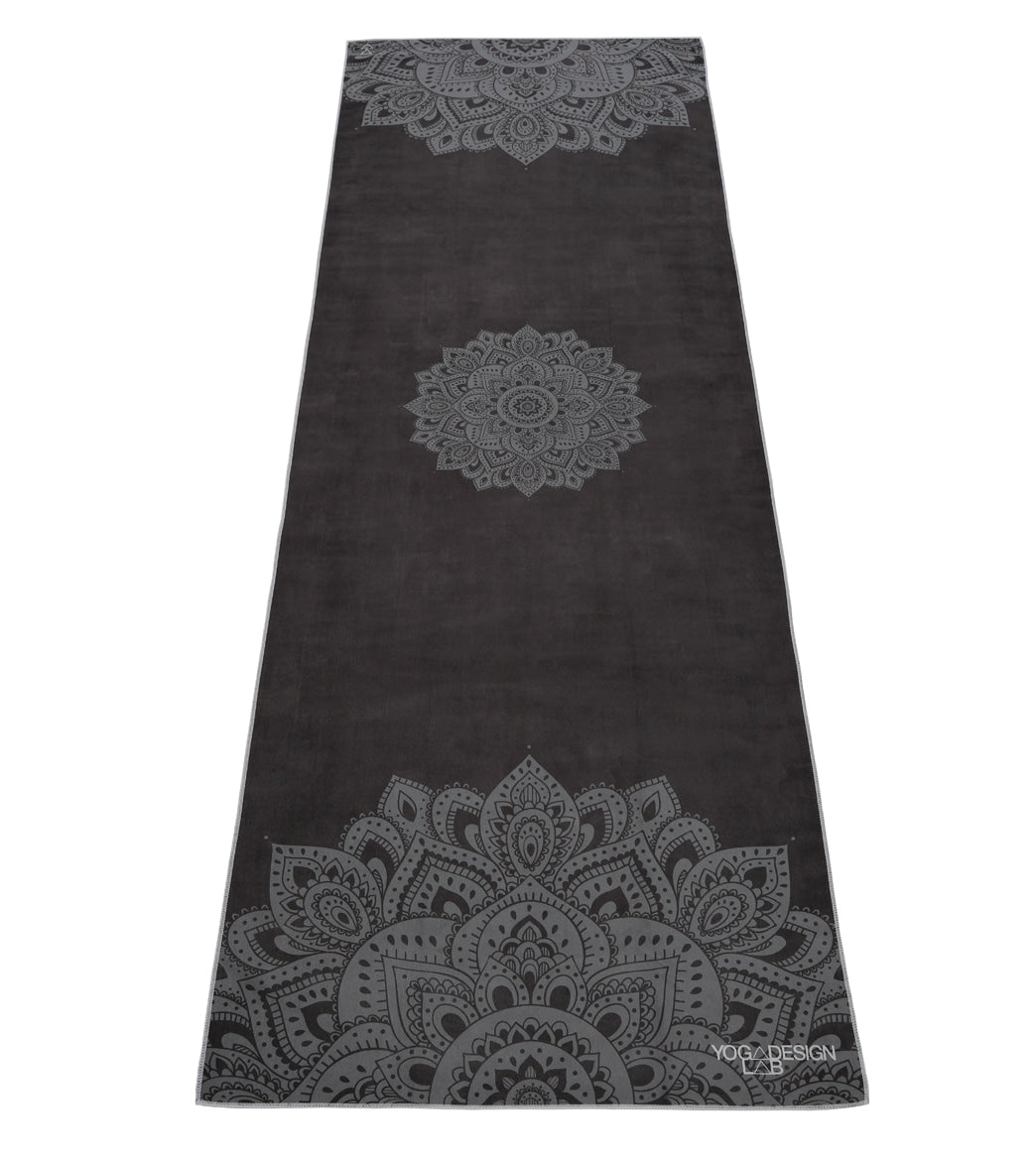 Yoga Design Lab Mat Yoga Towel Mandala Black