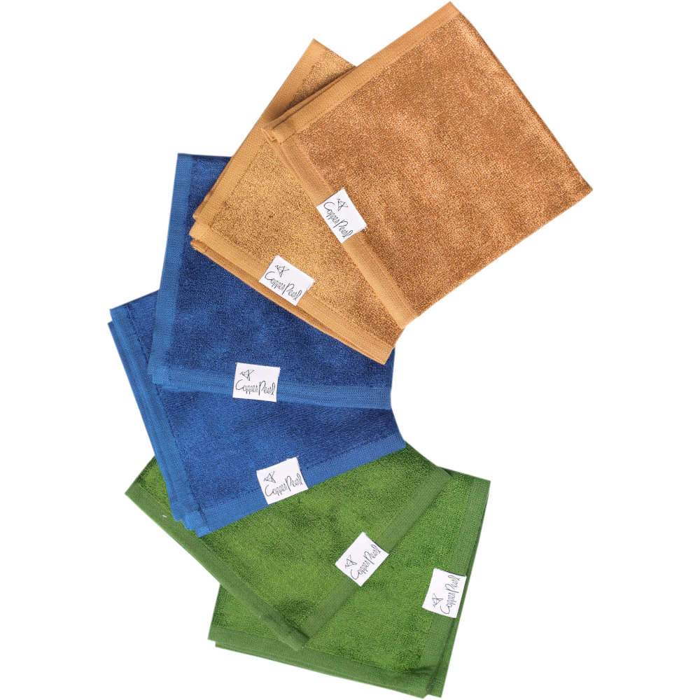 Copper Pearl Ultra Soft Wash Cloths (Set of 6) | River