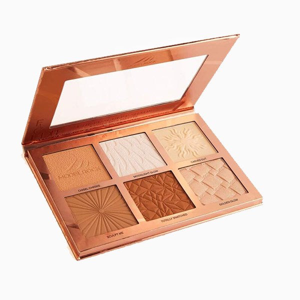 Modelrock 6 Shade Face Palette – Chisel-Sculpt-Shade