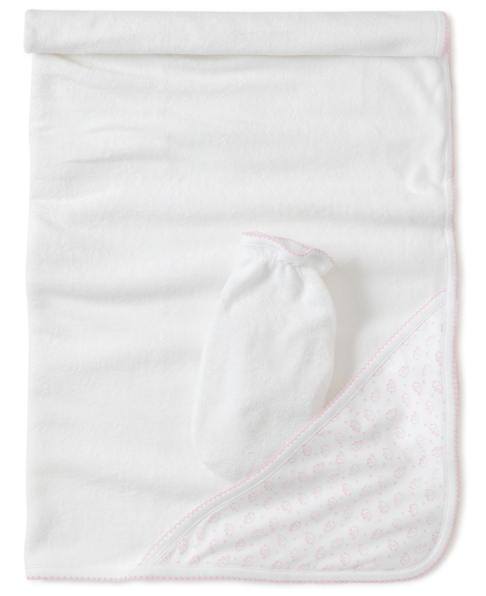 Kissy Kissy Towel with Mitt | Ele-fun