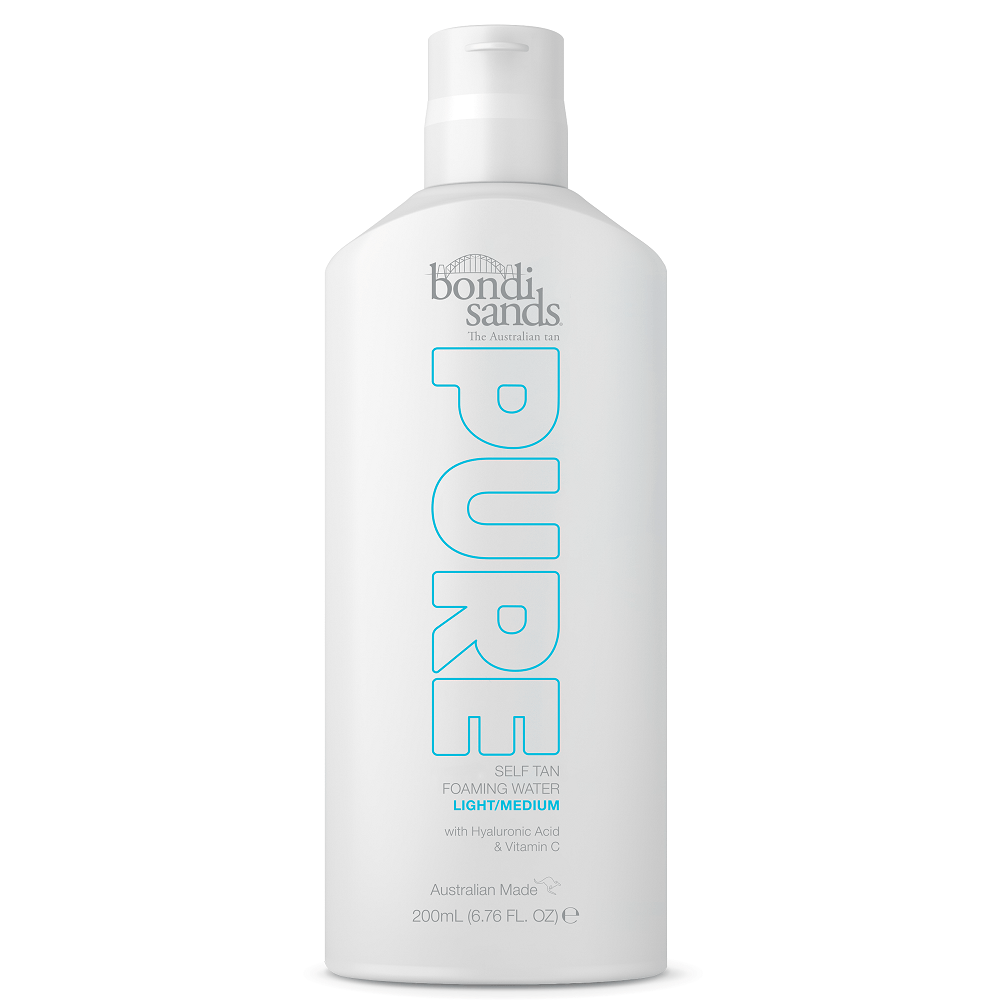 Bondi Sands PURE Self Tan Foaming Water 200mL - Light/Medium