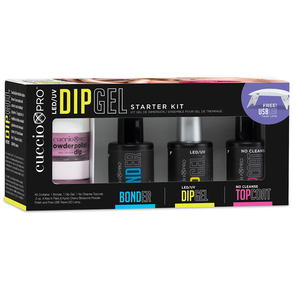 cuccio PRO LED/UV Dip Gel Starter Kit