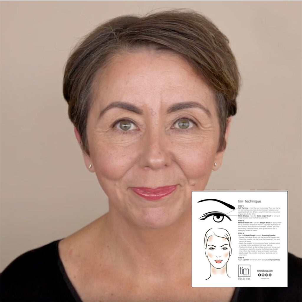 TIM™ Makeup Technique Face Chart and Video