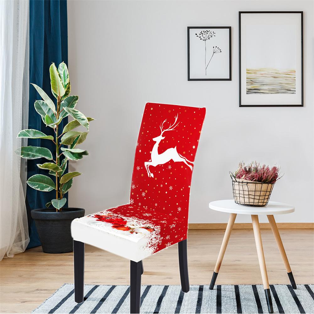 Christmas Multi-Size Tablecloth New Year Tablecloth Table Cover, Washable Table Cloths for Dinner, Parties, Holiday Decorations