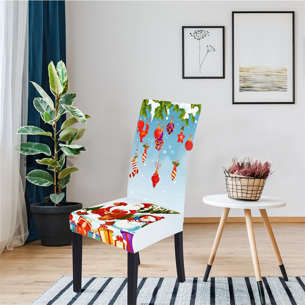 Christmas Multi-Size Tablecloth New Year Tablecloth Table Cover, Washable Table Cloths for Dinner, Parties, Holiday Decorations