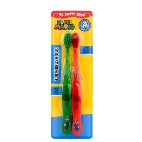 Super Mario Soft Toothbrush, 2 Pack