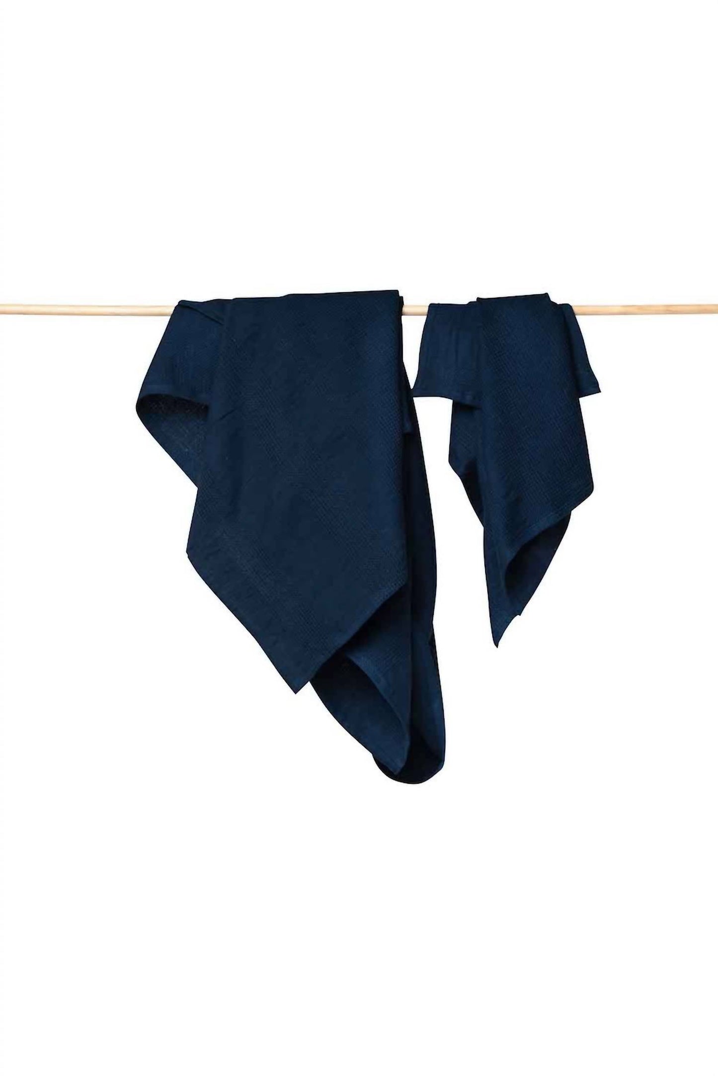 Cabo Organic Cotton Hand Towel In Navy