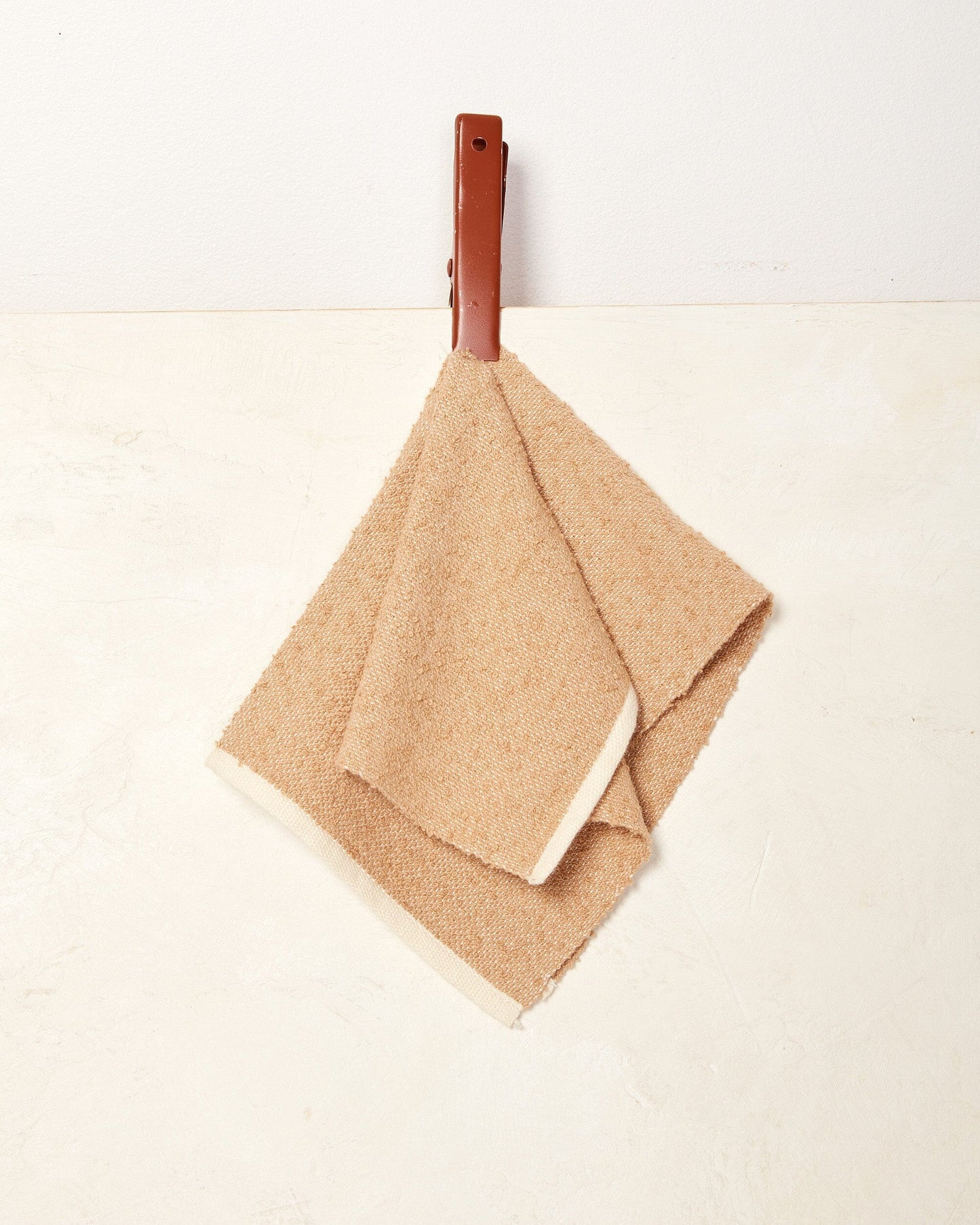 Everyday Organic Cotton Washcloth Towels Minna Set of 2 Fawn