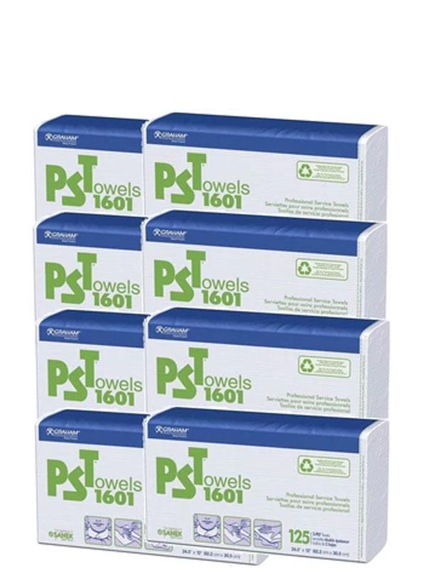 Graham PST Towels 1601 - 1000 2 Ply Towels (125 2 Ply Towels X 8 Pack) #16161