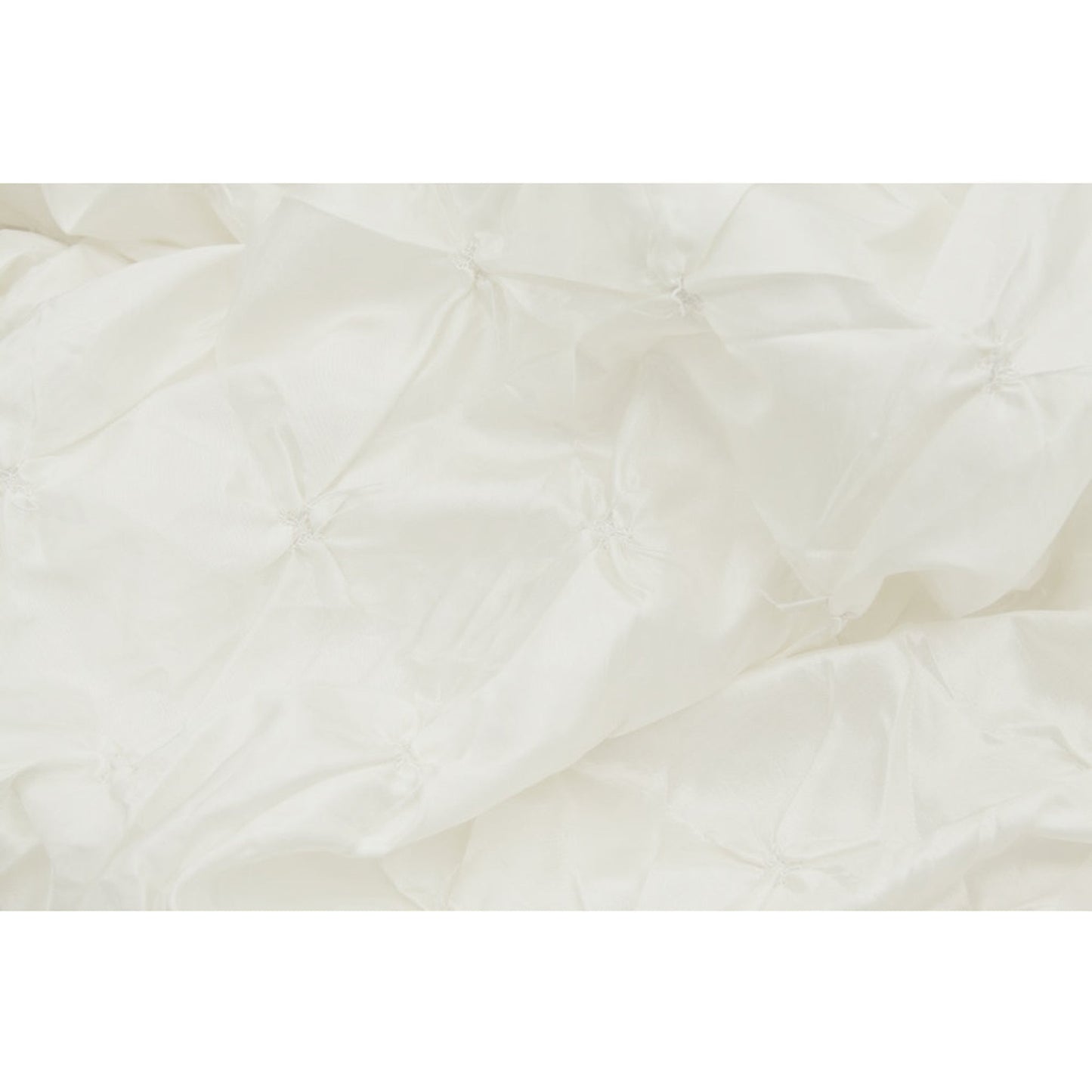 Pinchwheel 90"x132" Rectangular Tablecloth - Ivory