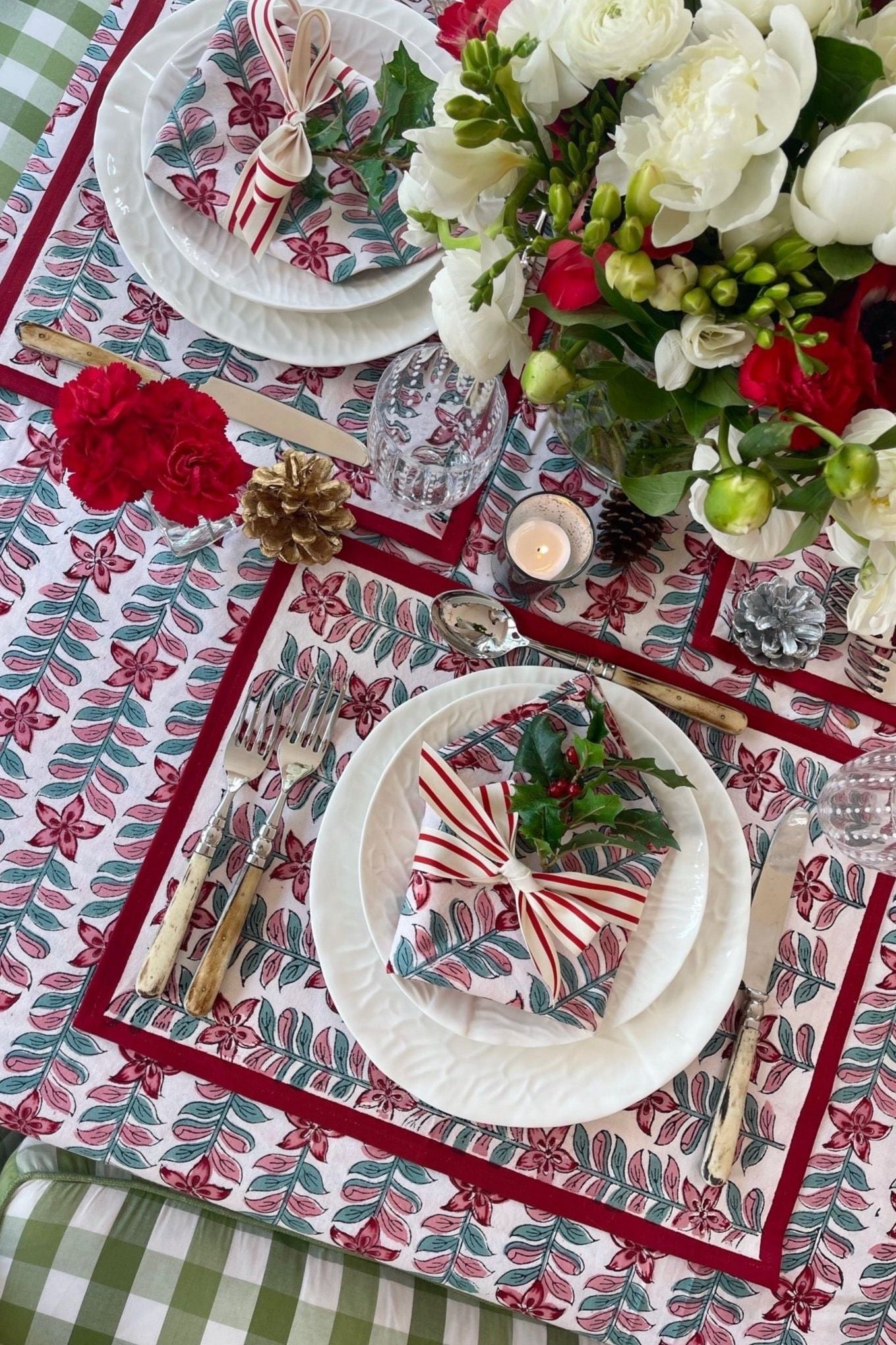 Palm Fete Tablecloth