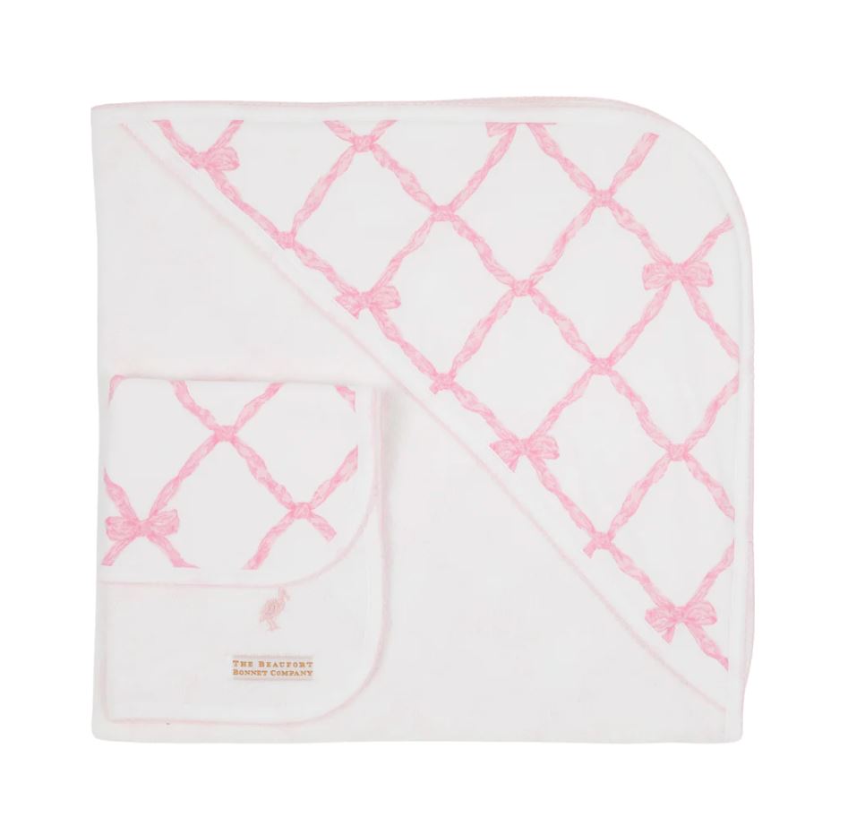 Rub-A-Dub Gift Set - Belle Meade Bow with Palm Beach Pink
