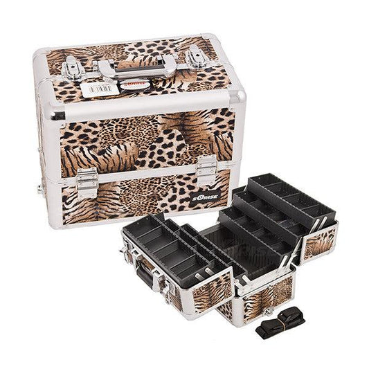 Just Case Pro Makeup Case (E3304) Makeup Cases Leopard Brown (E3304LPBR)