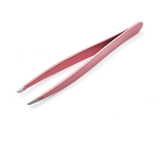 Hardenburg Tweezers Slant Pink Stainless Steel