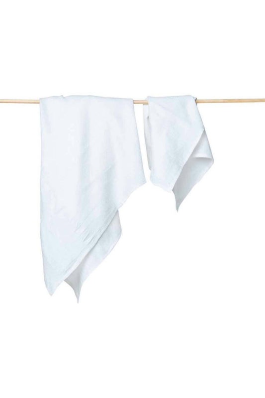 Cabo Organic Cotton Bath Towel In White