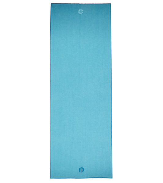 Yogi Toes Turquoise Skidless Yoga Mat Towel