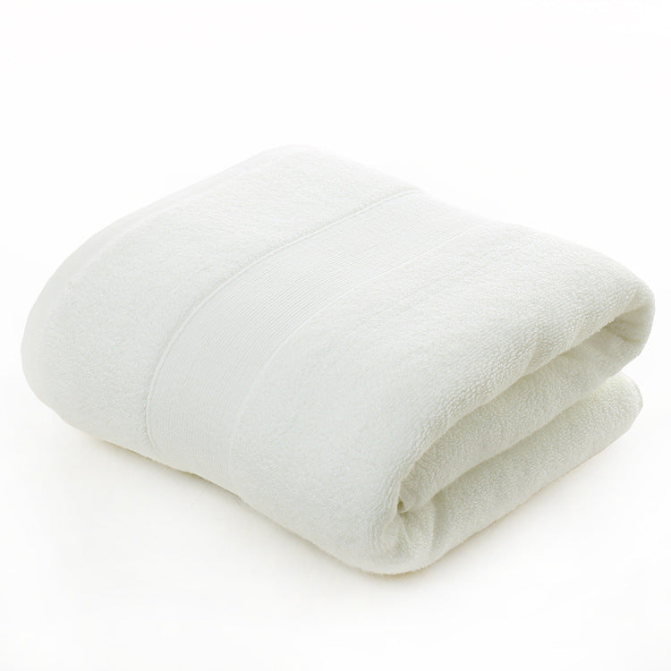 Cotton thickened plain colored bath towel - Wnkrs