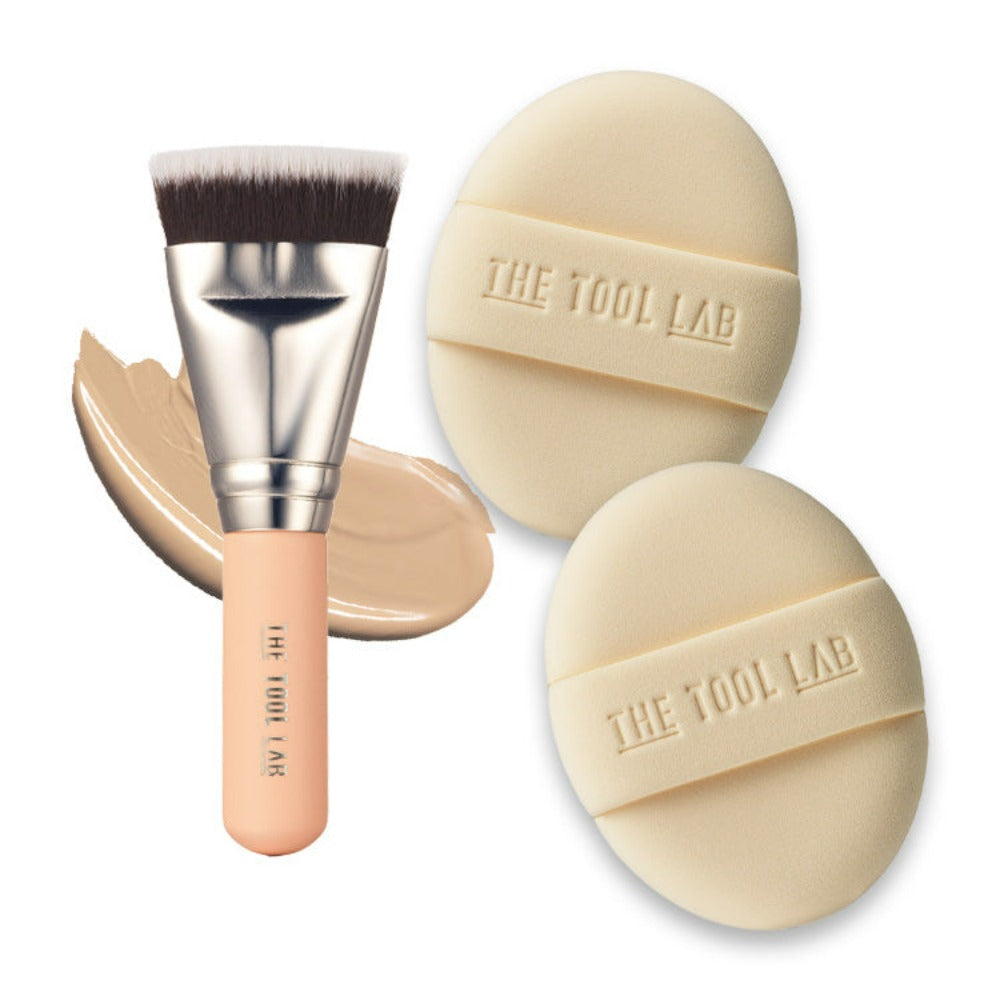 The Tool Lab Long All Day Fitting Duo (Powdery/Glowy/Cover)