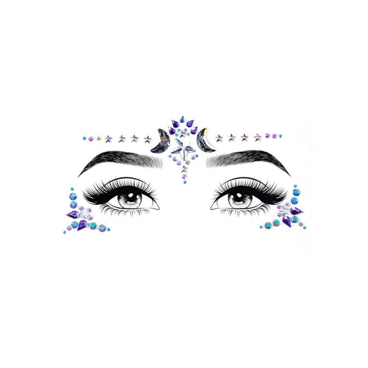 Mystic Face Jewel Sticker