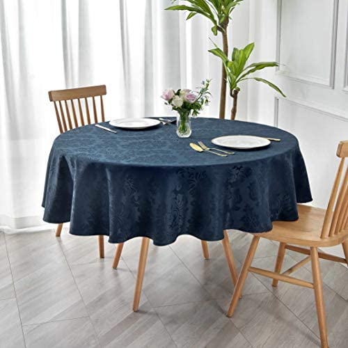 Jacquard Table Cloth Damask Pattern Rectangle 52 x 70 Inch Sage Green