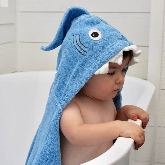 Yikes Twins Shark Hooded Towel