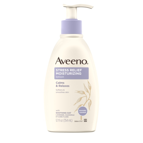 Aveeno Active Naturals Stress Relief Moisturizing Lotion, 12 Fl Oz