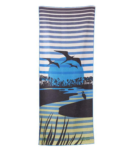 Nomadix National Parks Original Towel Everglades Blue