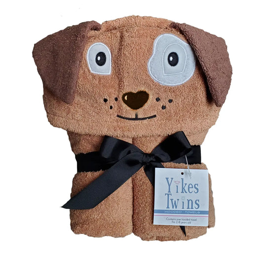 Yikes Twins Dog Hooded Towel