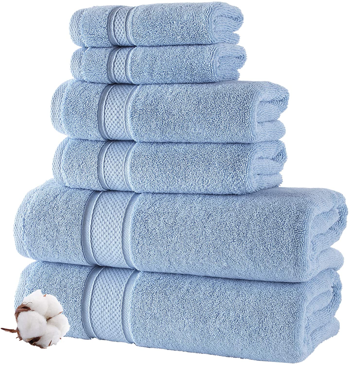 Hotel Quality Turkish Towel Set for Bathroom
