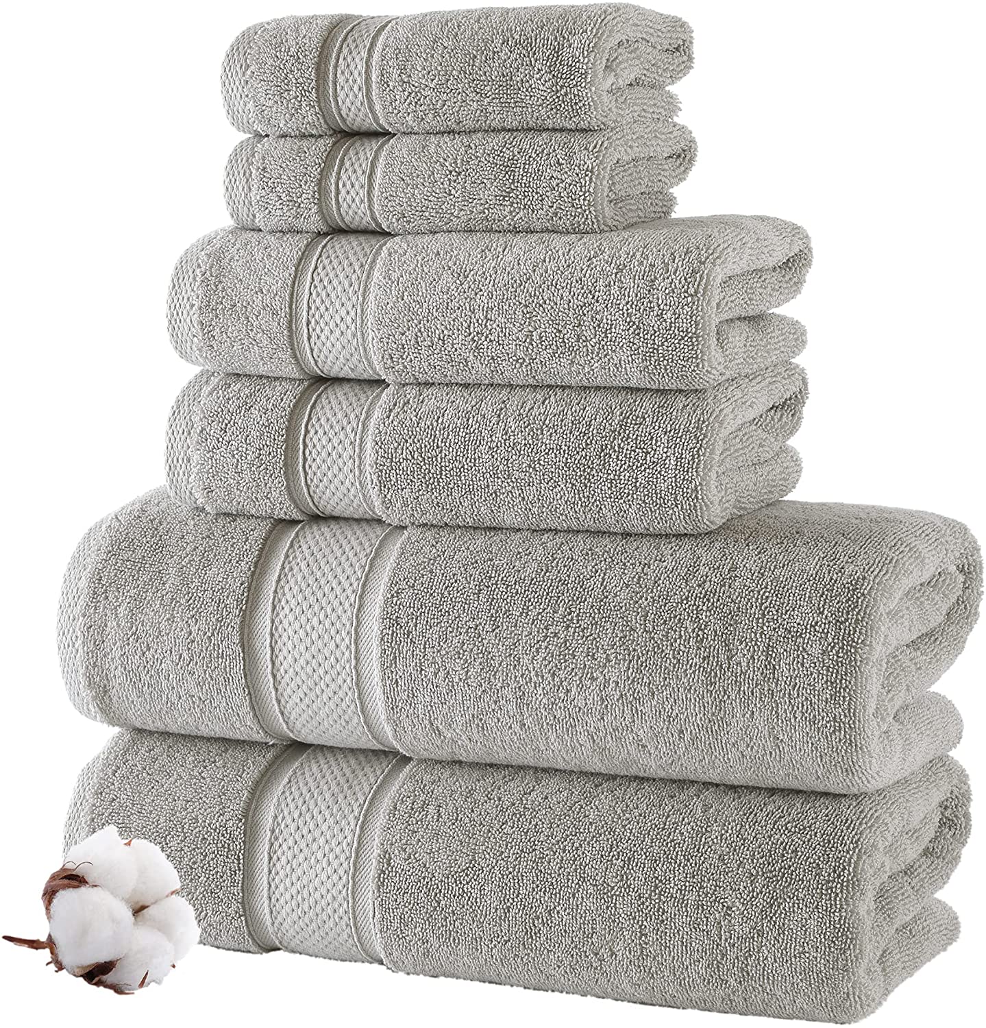 Hotel Quality Turkish Towel Set for Bathroom