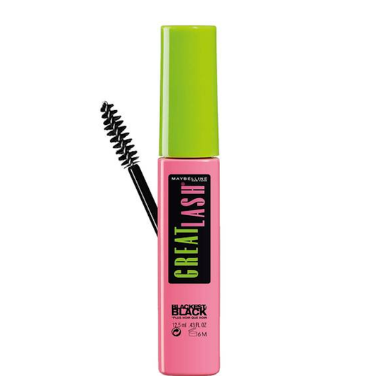 Maybelline Great Lash Volumizing Mascara - Blackest Black