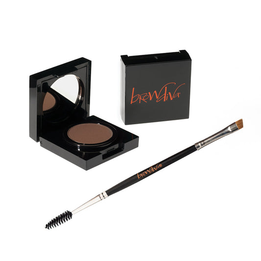 Brow Diva Brow Powder and Duo Angle Brush