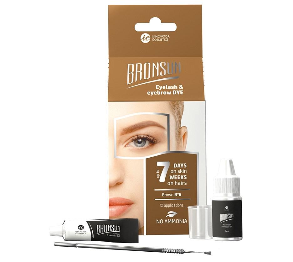 Bronsun Hybrid Dye Lash & Brow Trial Kit Brown #6