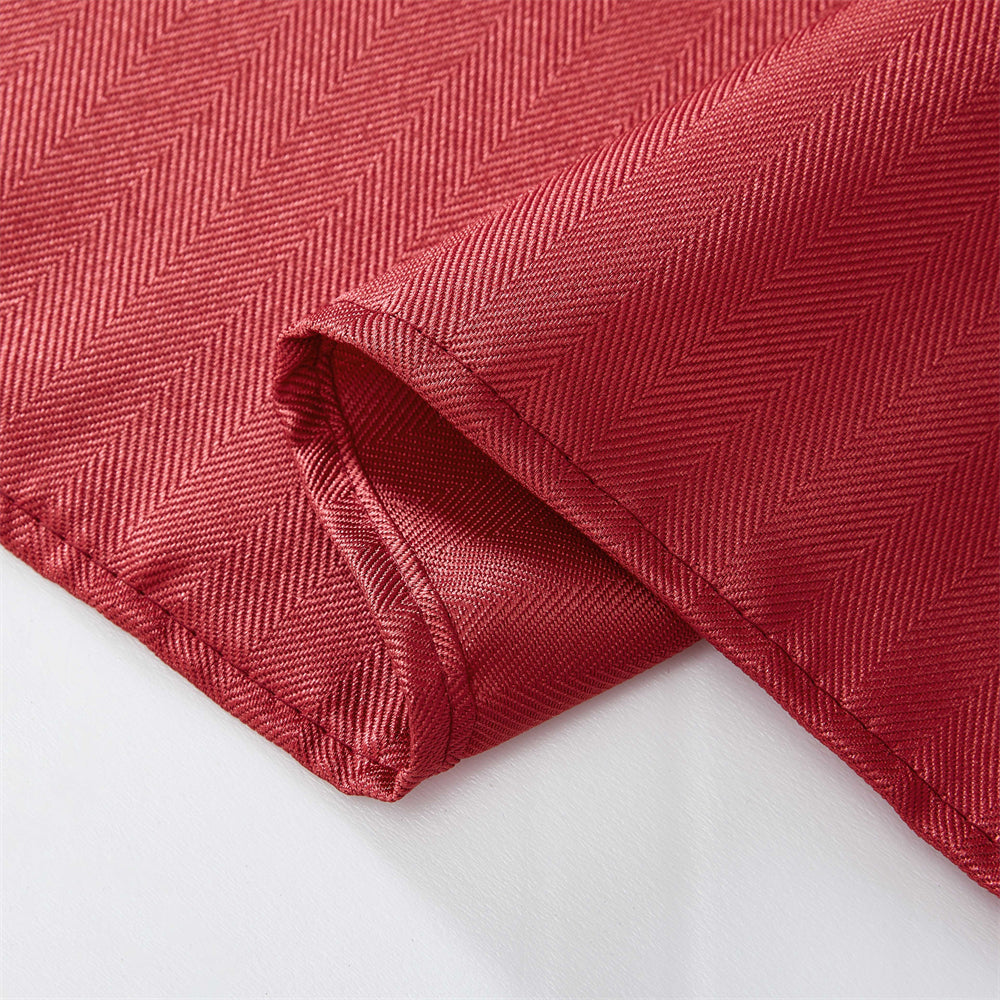 Lincoln Jacquard Striped Fabric Tablecloth for Rectangle Table Advanced Water & Fade Resistance