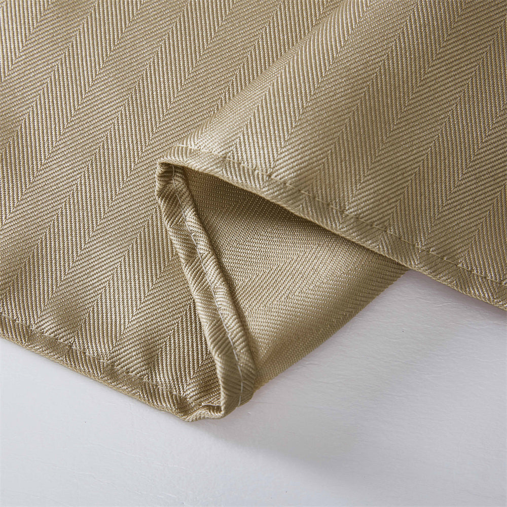 Lincoln Jacquard Striped Fabric Tablecloth for Rectangle Table Advanced Water & Fade Resistance