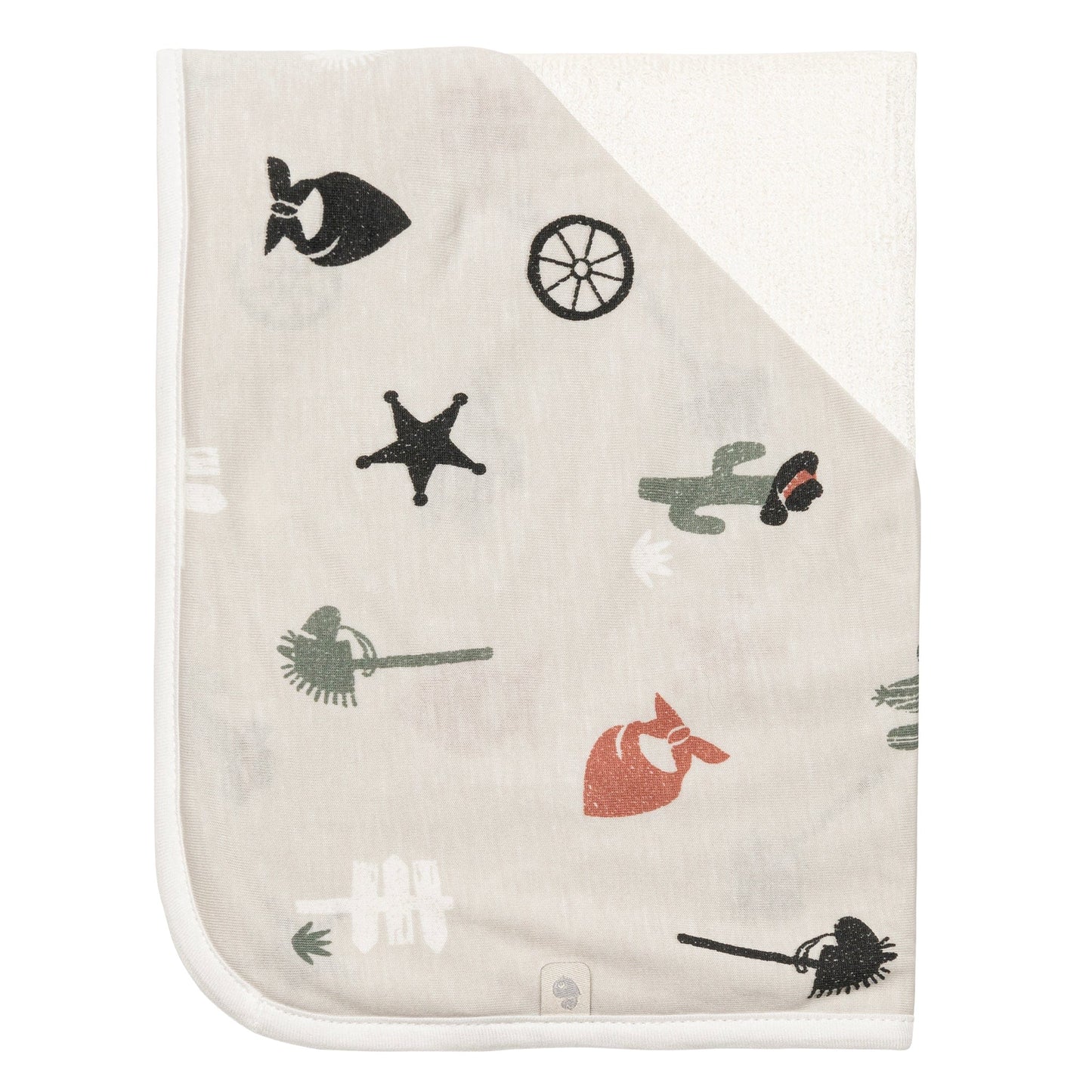 Bamboo hooded towel - Cowboys