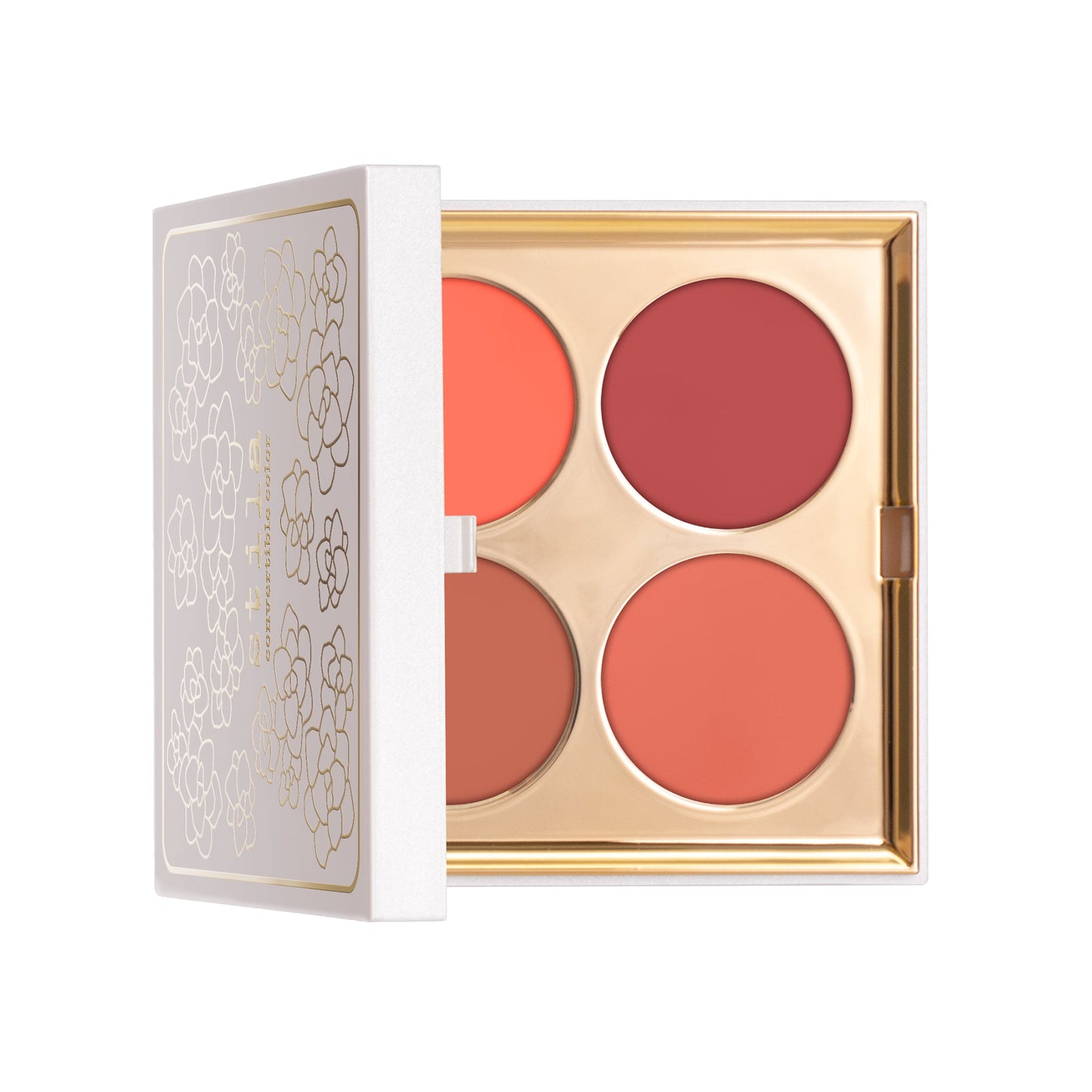 National Treasure Convertible Color Lip And Cheek Quad # 1 Palette