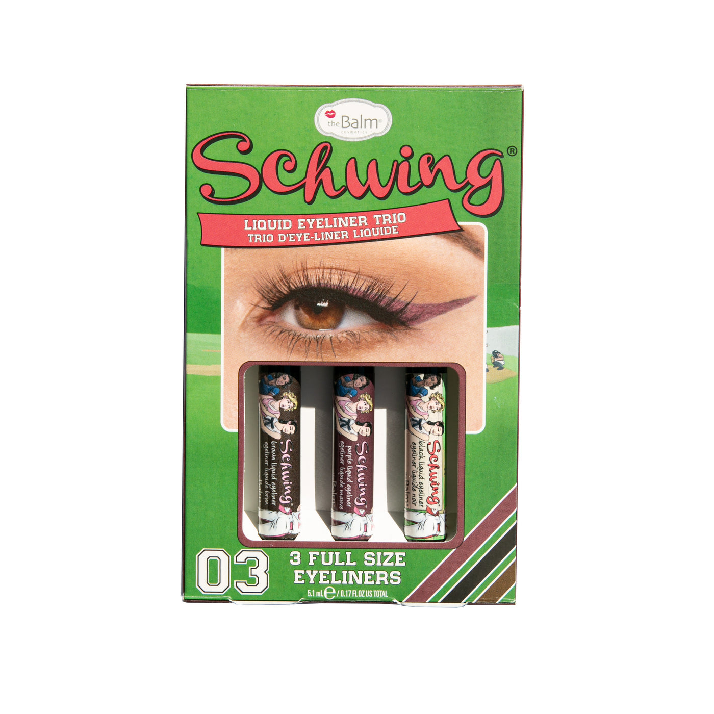 The Balm Schwing Holiday Trio Eyeliner (Purple/Brown/Black)
