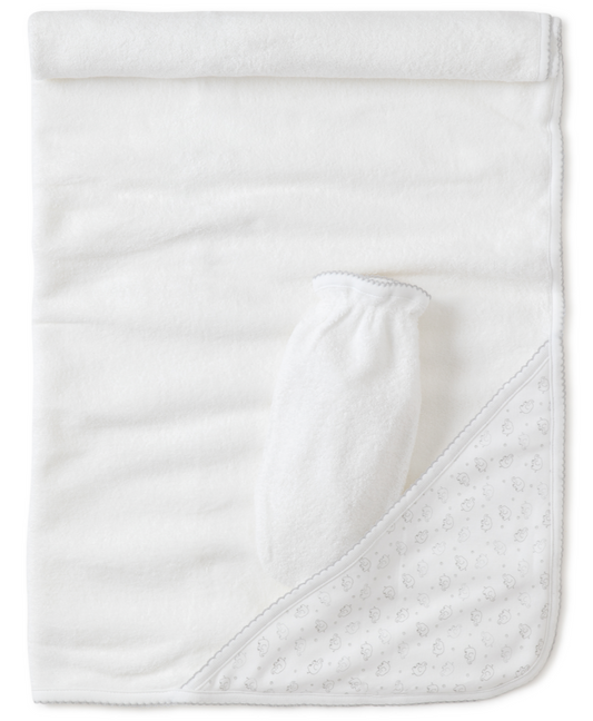 Kissy Kissy Towel with Mitt | Ele-fun