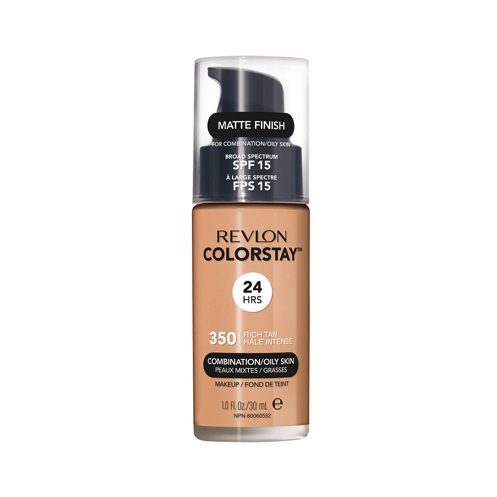 Revlon Colorstay Combination/Oily Skin Makeup Foundation Matte Finish - 350 Rich Tan