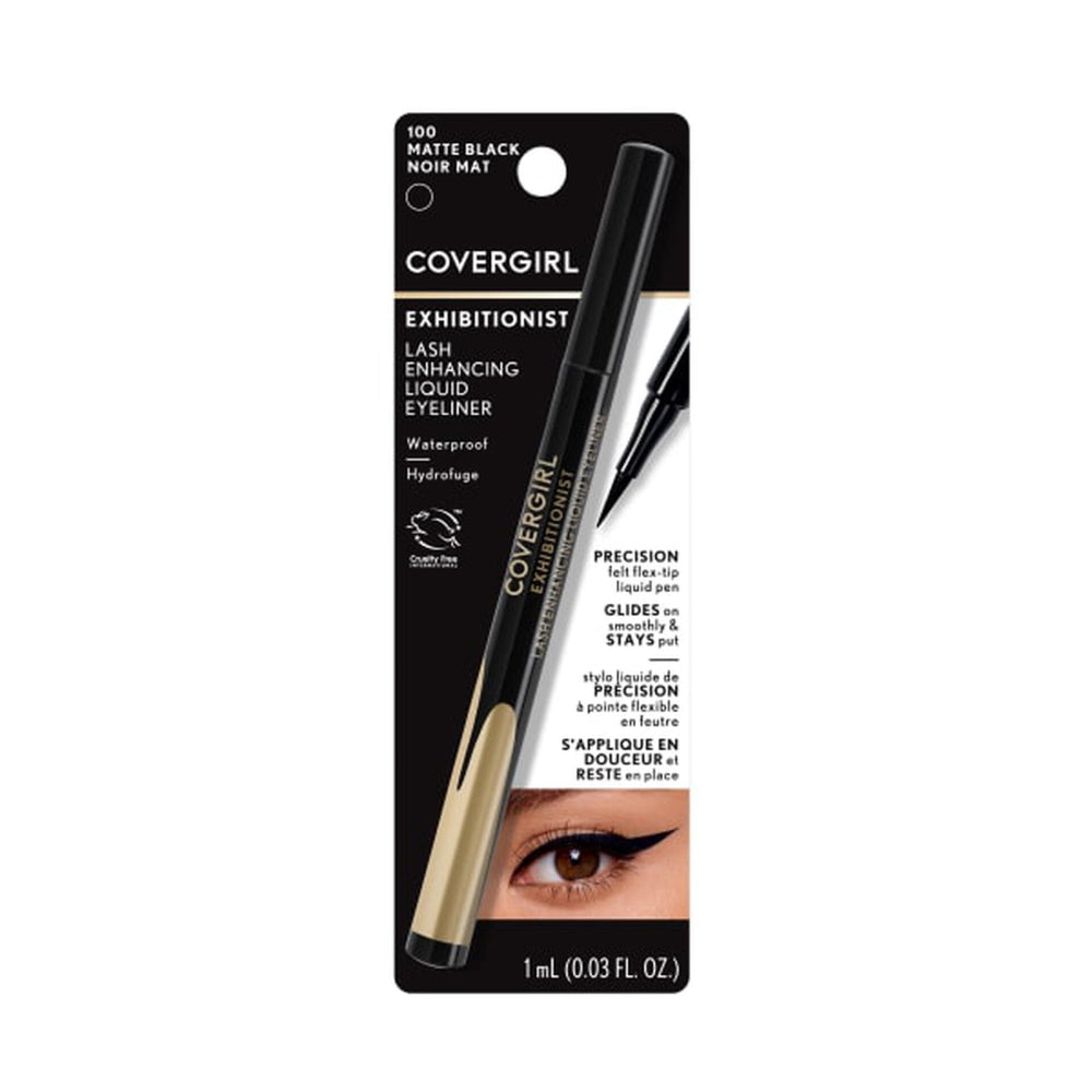 Covergirl EXHIBITIONIST Lash Enhancing Liquid Eyeliner - 100 Matte Black