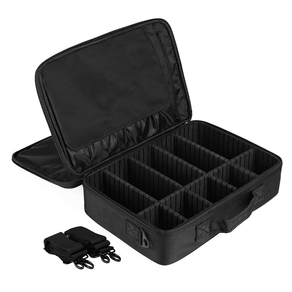 Portable Adjustable Travel Makeup Organizer Case