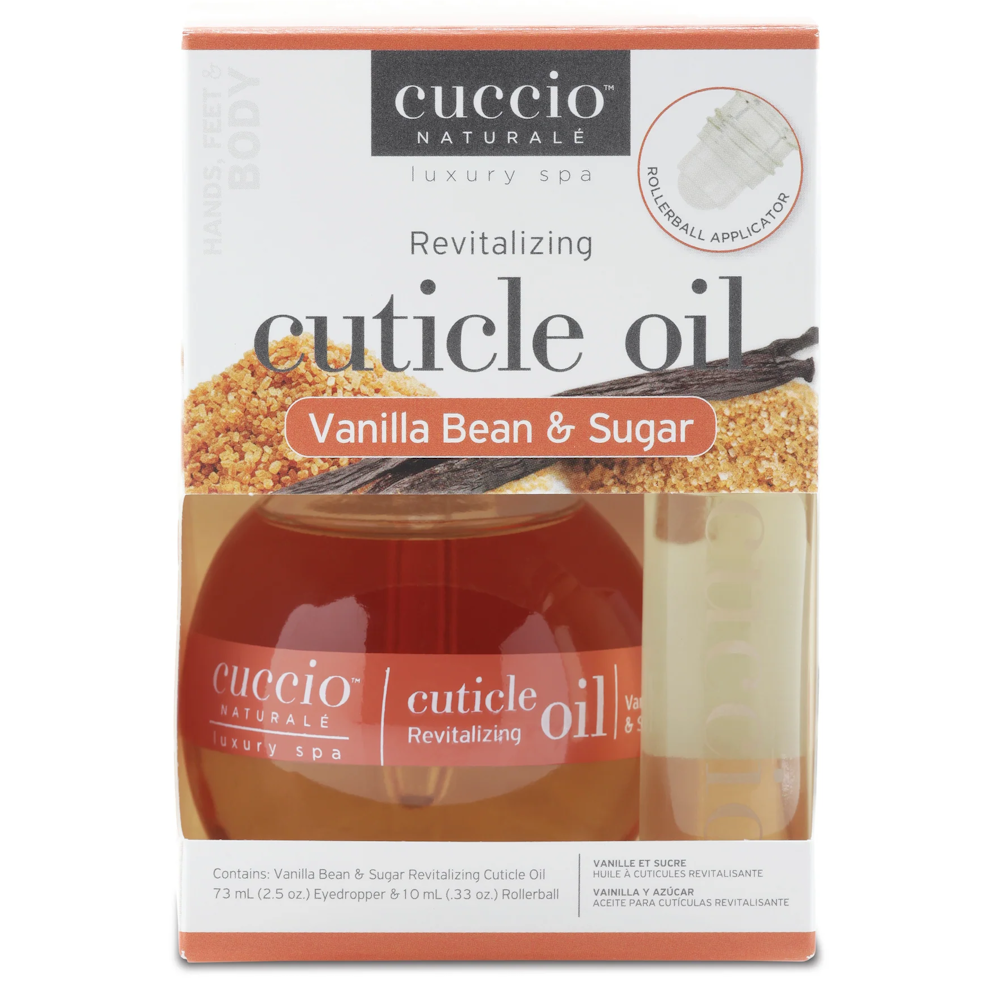 cuccio NATURALE Revitalizing Cuticle Oil Duo Pack - Vanilla Bean & Sugar