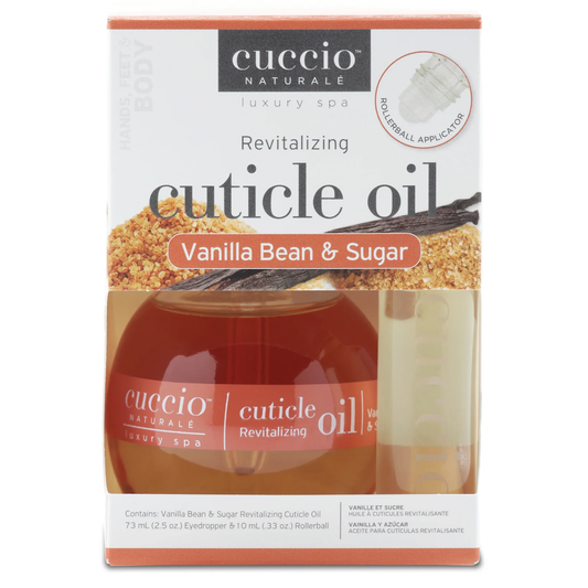 cuccio NATURALE Revitalizing Cuticle Oil Duo Pack - Vanilla Bean & Sugar